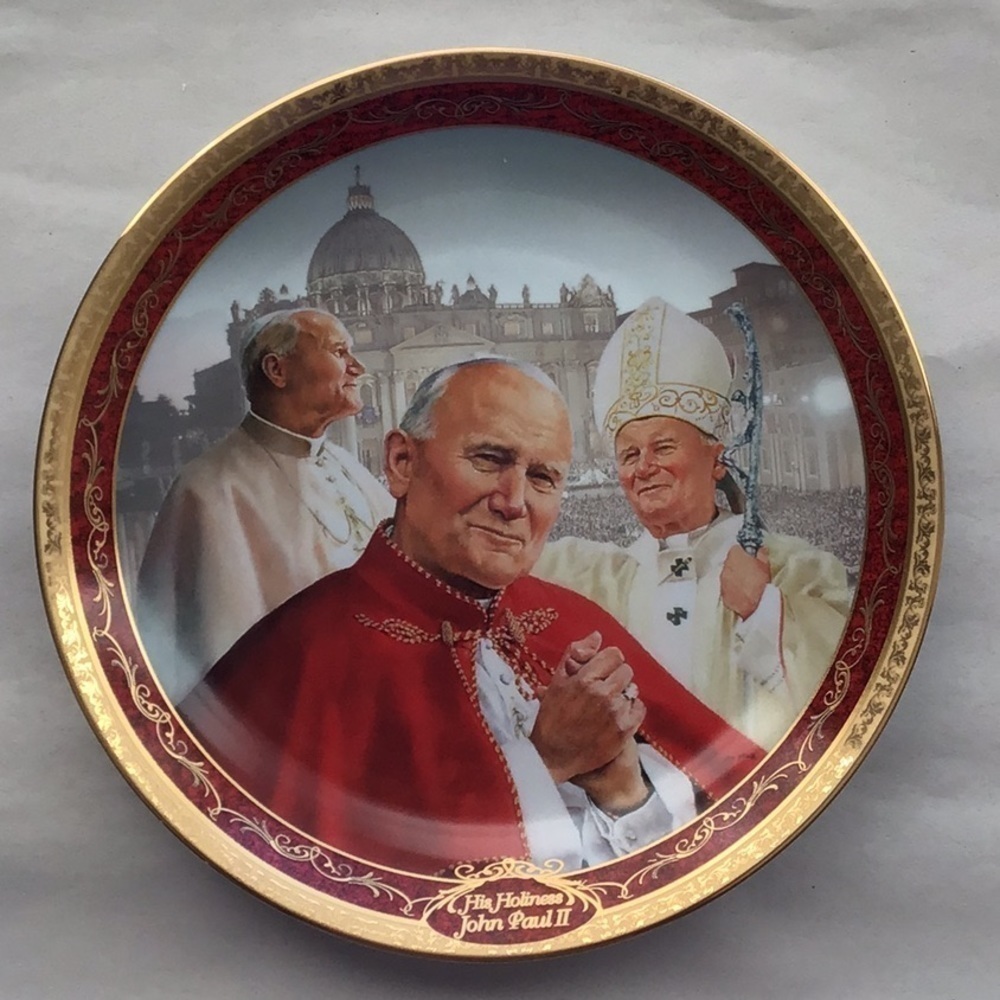 POPE John Paul 2 Plate